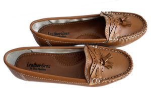 womens brown tassel-loafers