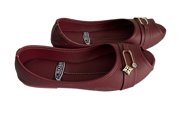 Women’s Peep-Toe Flats | Ouchi wear