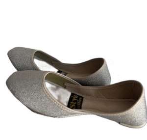 Shiny Silver Classic Khussa